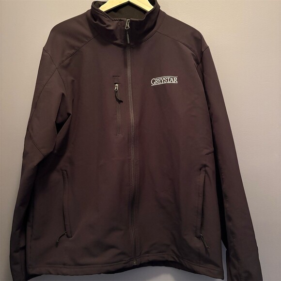 The North Face Other - The North Face Jacket Men's XL Black Soft Shell Full Zip Stand Collar Logo